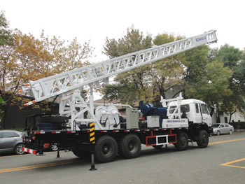 陜西省煤田地質(zhì)局訂購我廠BZC600LCCA車載水井鉆機